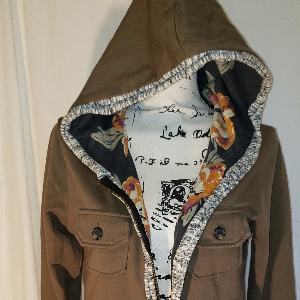 Scrapbook zip up jacket